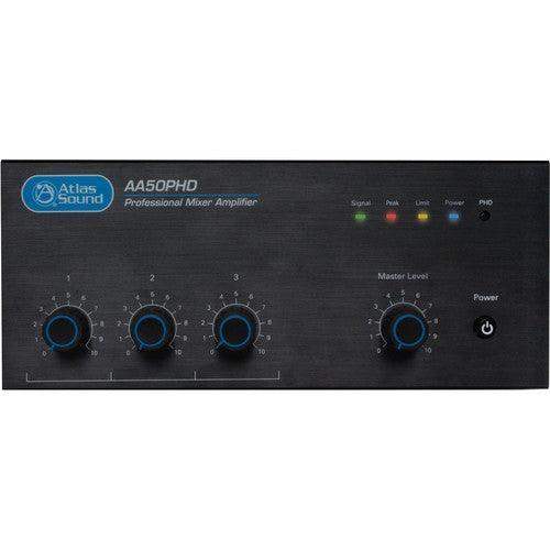 Atlas Sound AA50PHD 4-Input 50W BGM Mixer Amplifier - Creation Networks