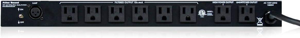 Atlas Sound AP-C15D 15A Power Conditioner and Distribution Unit - Creation Networks