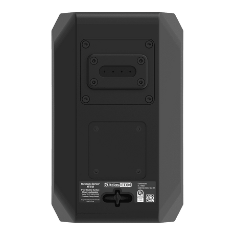 Atlas Sound AS-5T-B 5.25" AS Series Surface Mount Speaker (Black, Pair) - Creation Networks