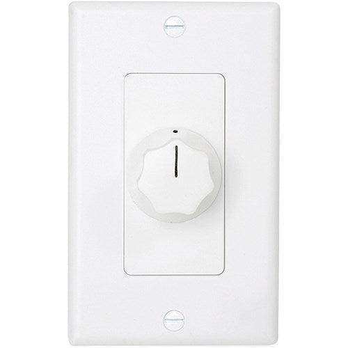 Atlas Sound AT35D Deluxe Deco Plate Mounted 35W Attenuator, 3dB Steps ...