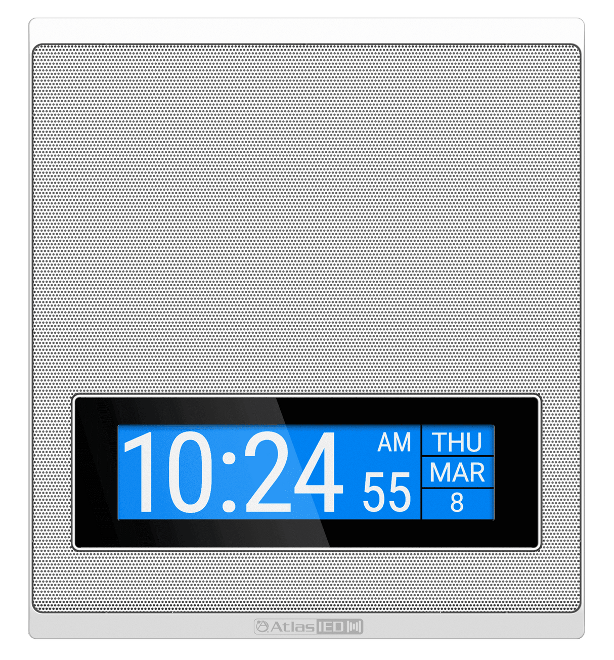 Atlas Sound Atlas/IP-SDM PoE+ Indoor Wall Mount IP Speaker with LCD Display and Talkback Microphone - Creation Networks