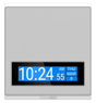 Atlas Sound Atlas/IP-SDM PoE+ Indoor Wall Mount IP Speaker with LCD Display and Talkback Microphone - Creation Networks