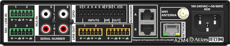 Atlas Sound AZM4 Atmosphere 4-Zone Audio Processor - Creation Networks