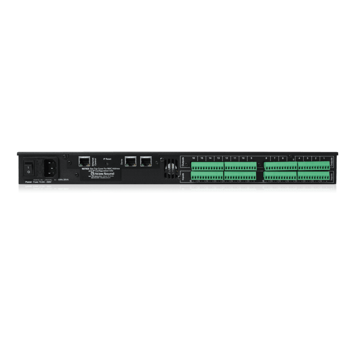 Atlas Sound BB-EB1616DT BlueBridge® Expansion I/O Box with Dante - Creation Networks