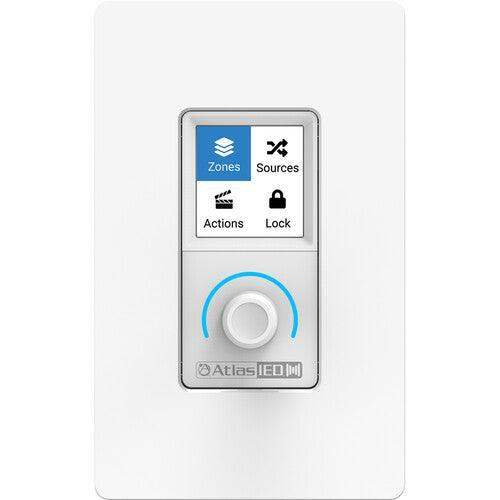 Atlas Sound C-ZSV-US Atmosphere Zone, Source, and Volume Wall Controller (White) - Creation Networks