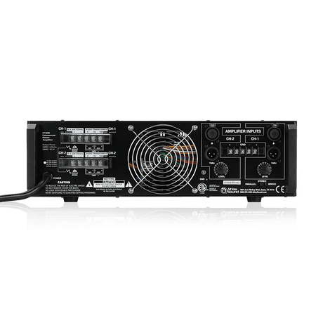 Atlas Sound CP400 Dual-Channel, 400-Watt Commercial Power Amplifier - Creation Networks