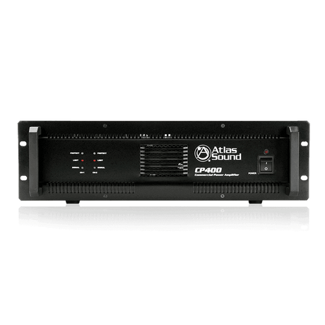 Atlas Sound CP400 Dual-Channel, 400-Watt Commercial Power Amplifier - Creation Networks