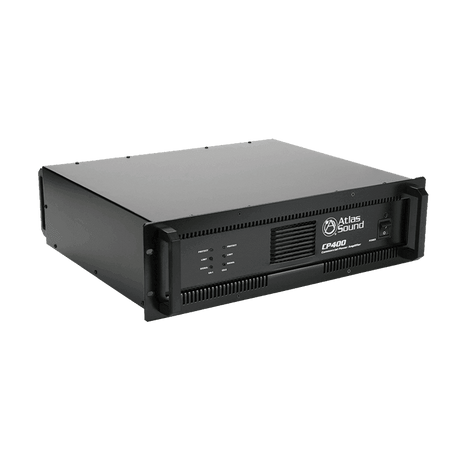Atlas Sound CP400 Dual-Channel, 400-Watt Commercial Power Amplifier - Creation Networks