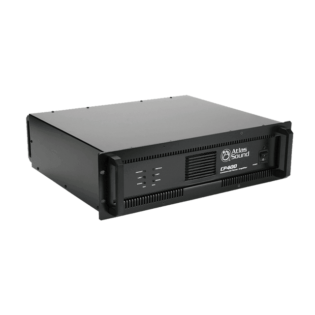 Atlas Sound CP400 Dual-Channel, 400-Watt Commercial Power Amplifier - Creation Networks