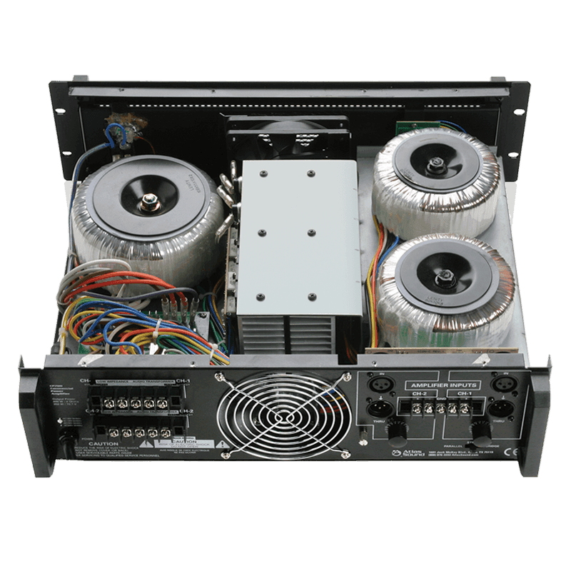 Atlas Sound CP700 Dual-Channel, 700-Watt Commercial Power Amplifier - Creation Networks