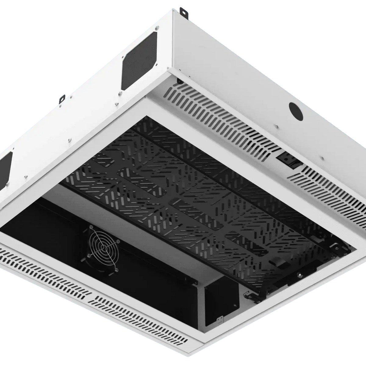 Atlas Sound CR222-NR 2' x 2' Ceiling-Mount Rack with 2RU, Standard-Wid ...