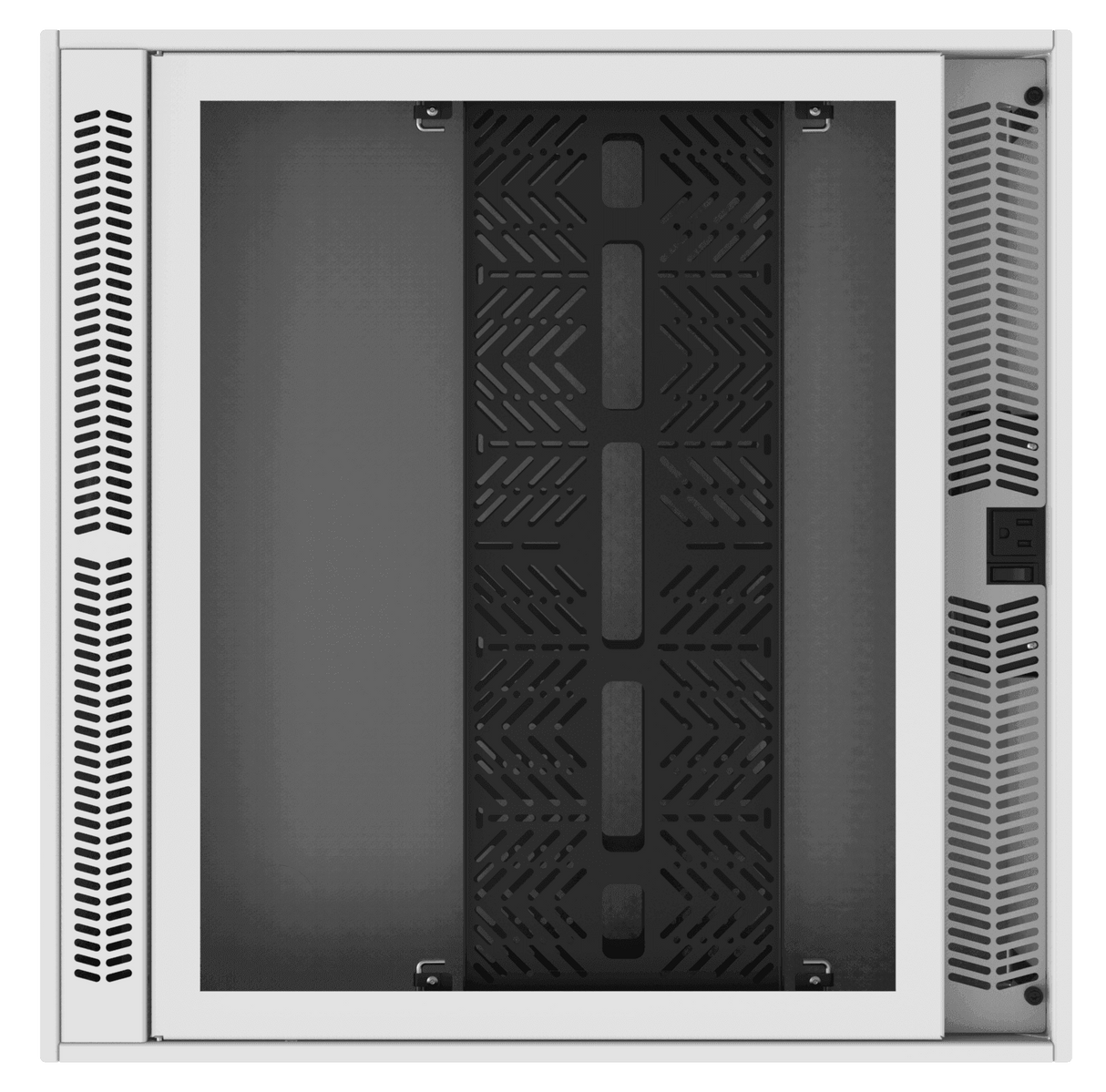Atlas Sound CR222-NR 2' x 2' Ceiling-Mount Rack with 2RU, Standard-Width, AmbiTILT™ Shelf and Integrated AC Power Pack - Without Projector Pole Adapter - Creation Networks