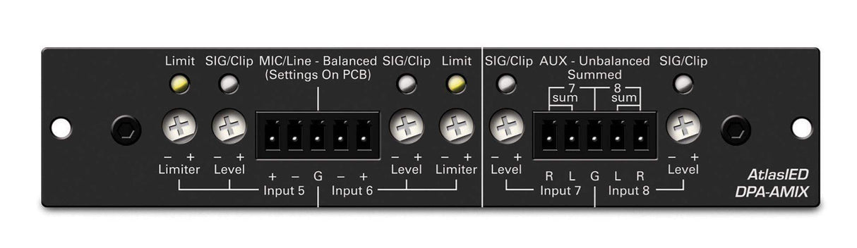 Atlas Sound DPA-AMIX Analog Mixer Accessory Card for DPA Amplifiers - Creation Networks