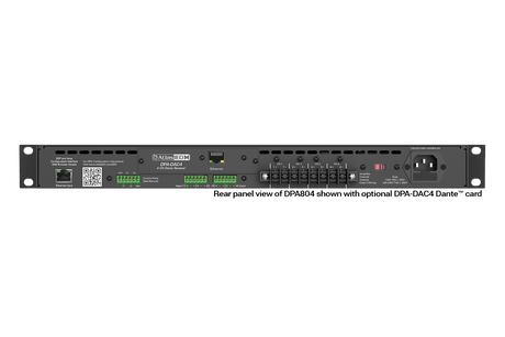 Atlas Sound DPA-DAC4 Dante™ Accessory Card for DPA Series Amplifiers - Creation Networks