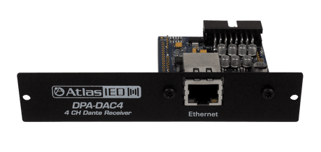 Atlas Sound DPA-DAC4 Dante™ Accessory Card for DPA Series Amplifiers - Creation Networks
