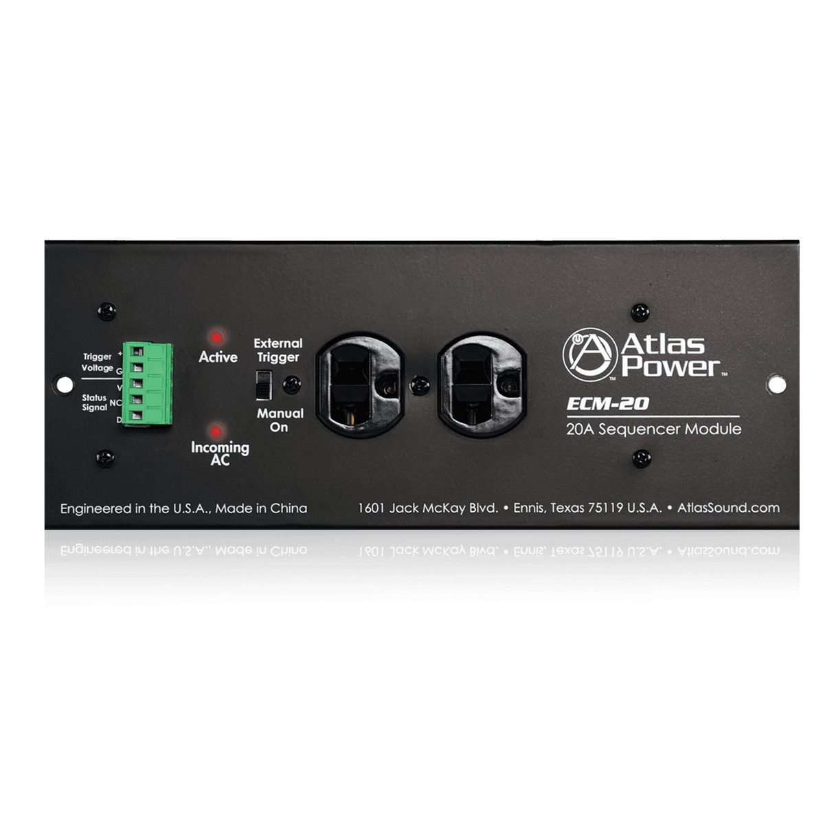 Atlas Sound ECM-20 20A AC Power Conditioner and Spike Suppressor - Creation Networks