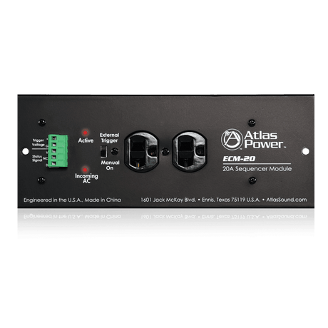 Atlas Sound ECM-20 20A AC Power Conditioner and Spike Suppressor - Creation Networks