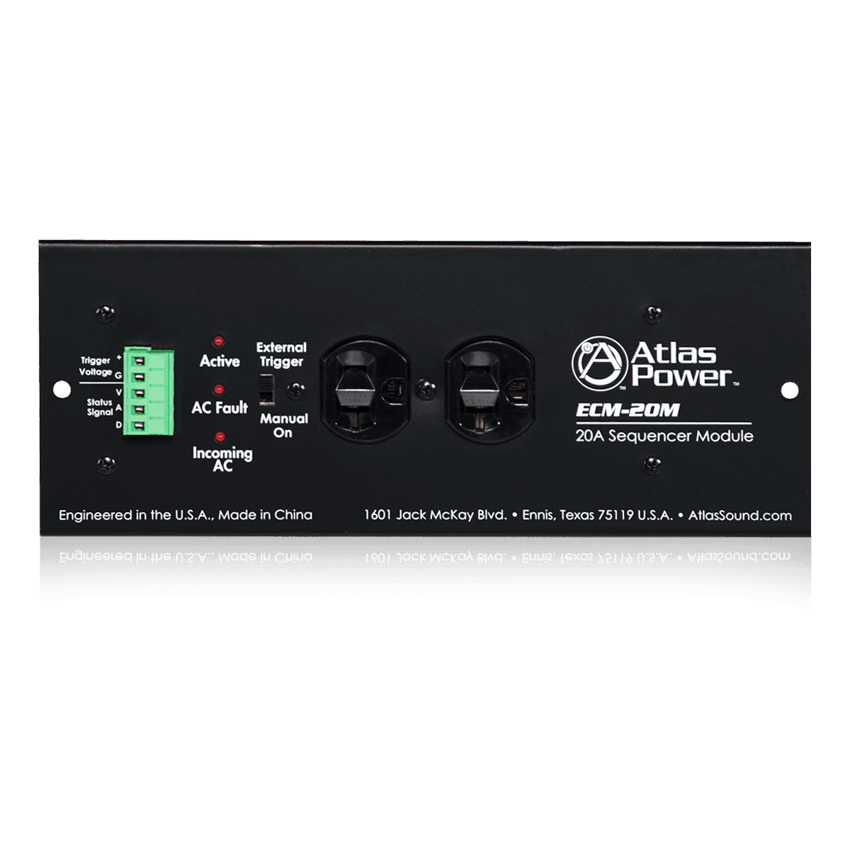 Atlas Sound ECM-20M 20A AC Power Conditioner and Spike Suppressor - Creation Networks