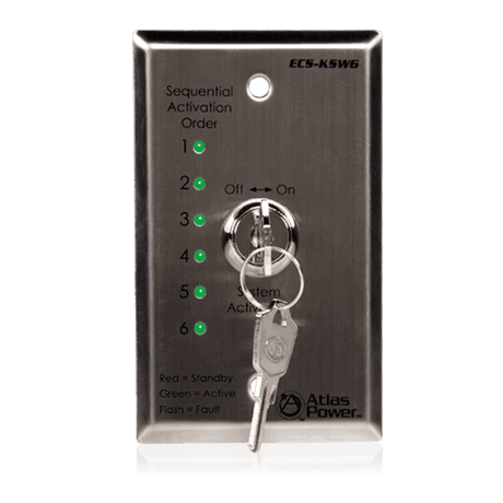 Atlas Sound ECS-KSW6 Remote Control Panel for Use with ECS-6RM - Creation Networks
