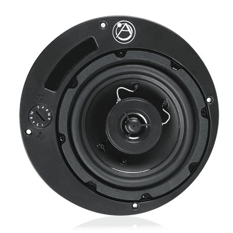 Atlas Sound FA42T-6MB 4" In-Ceiling Coaxial Speaker Motorboard Assembly with 16-Watt 70.7V/100V Transformer - Creation Networks