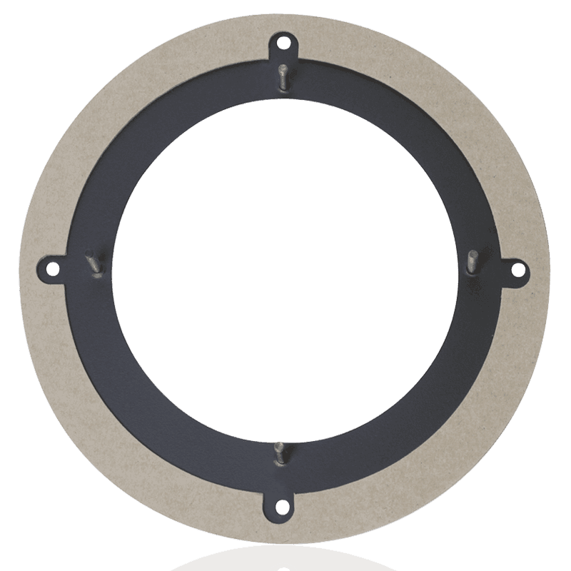 Atlas Sound FAMT-6 Adaptor for 6" speaker pattern to 8" hole pattern - Creation Networks