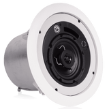 Atlas Sound FAP42T 4" Coaxial In-Ceiling Speaker with 16-Watt 70/100V Transformer and Ported Enclosure (Pair, White) - Creation Networks