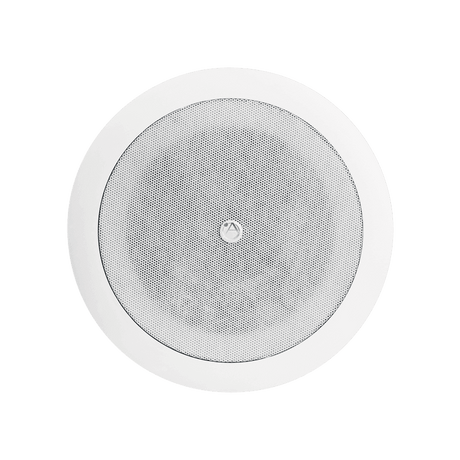 Atlas Sound FAP42T 4" Coaxial In-Ceiling Speaker with 16-Watt 70/100V Transformer and Ported Enclosure (Pair, White) - Creation Networks