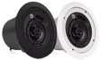Atlas Sound FAP42T 4" Coaxial In-Ceiling Speaker with 16-Watt 70/100V Transformer and Ported Enclosure (Pair, White) - Creation Networks