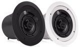 Atlas Sound FAP42T 4" Coaxial In-Ceiling Speaker with 16-Watt 70/100V Transformer and Ported Enclosure (Pair, White) - Creation Networks