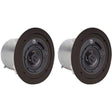 Atlas Sound FAP42T-B 4" Coaxial In-Ceiling Speaker with 16-Watt 70/100V Transformer and Ported Enclosure (Pair, Black) - Creation Networks