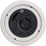 Atlas Sound FAP42TC Strategy II 4" 16W Coaxial Low Profile Ceiling System (Pair, White) - Creation Networks