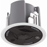 Atlas Sound FAP43T-W 4.5" Coaxial In-Ceiling Speaker with 32-Watt 70V/100V Transformer, Ported Enclosure, and Safety First Mounting System (Pair, White) - Creation Networks