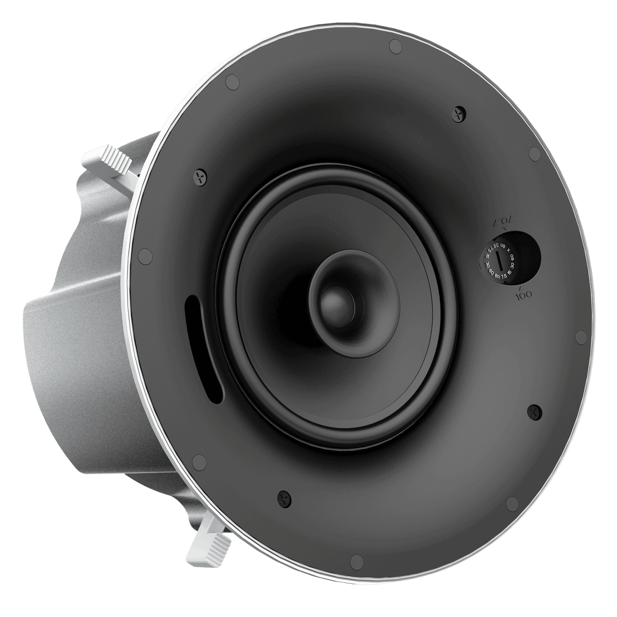 Atlas Sound FAP6260T 6" Coaxial In-Ceiling Speaker with 60-Watt 70/100V Transformer and Ported Enclosure (Pair, White) - Creation Networks