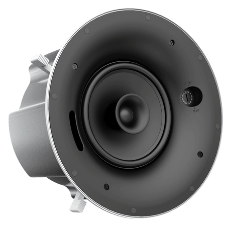 Atlas Sound FAP6260T 6" Coaxial In-Ceiling Speaker with 60-Watt 70/100V Transformer and Ported Enclosure (Pair, White) - Creation Networks