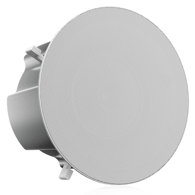 Atlas Sound FAP6260T 6" Coaxial In-Ceiling Speaker with 60-Watt 70/100V Transformer and Ported Enclosure (Pair, White) - Creation Networks