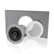 Atlas Sound FAP62T-USA Pre-Assembled Strategy I Series 6" Speaker Package Meets Buy America Requirements (Pair, White) - Creation Networks
