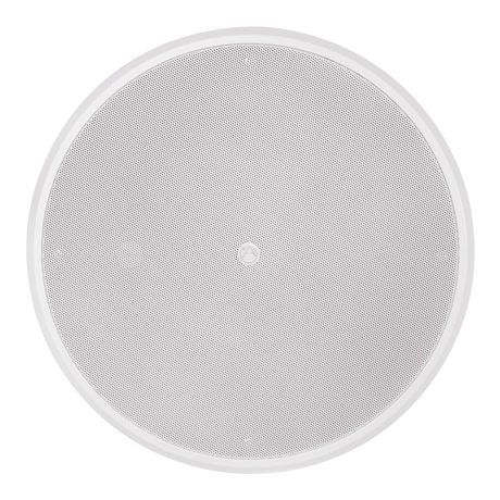 Atlas Sound FAP63TC-W 6.5" Shallow Mount Coaxial In-Ceiling Speaker with 32-Watt 70V/100V Transformer (Pair, White) - Creation Networks