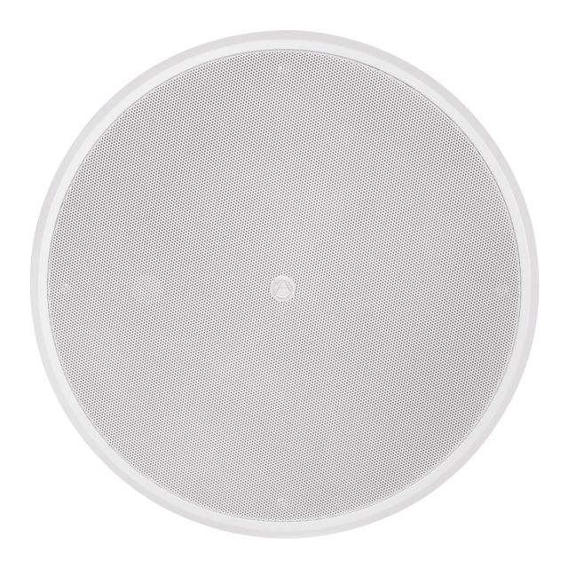 Atlas Sound FAP63TC-W 6.5" Shallow Mount Coaxial In-Ceiling Speaker with 32-Watt 70V/100V Transformer (Pair, White) - Creation Networks