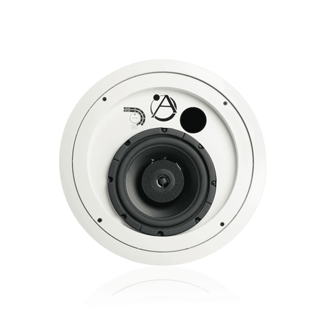 Atlas Sound FAP82T 8" Coaxial In-Ceiling Speaker with 60-Watt 70/100V Transformer and Ported Enclosure (Pair, White) - Creation Networks