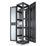 Atlas Sound FMA44-25G Gangable Rack 25.5 inch Deep, 44RU **Shown with Optional Side Panels & Front Door** - Creation Networks