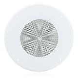 Atlas Sound GD87W 8" Coaxial In-Ceiling Loudspeaker with 70.7V 8-Watt Transformer and 62-8 Baffle - Creation Networks