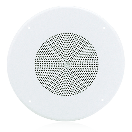 Atlas Sound GD87W 8" Coaxial In-Ceiling Loudspeaker with 70.7V 8-Watt Transformer and 62-8 Baffle - Creation Networks