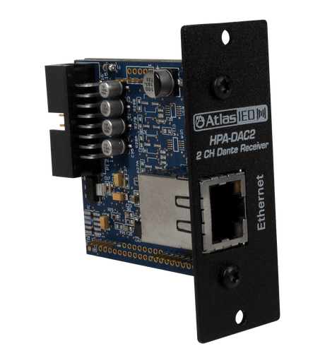 Atlas Sound HPA-DAC2 Two-Input Dante® Accessory Card for HPA Amplifiers - Creation Networks