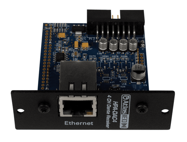 Atlas Sound HPA-DAC4 Four-Input Dante® Accessory Card for HPA Amplifiers - Creation Networks