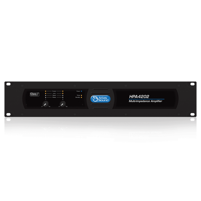 Atlas Sound HPA4202 Dual-Channel, 4800-Watt Commercial Amplifier - Creation Networks