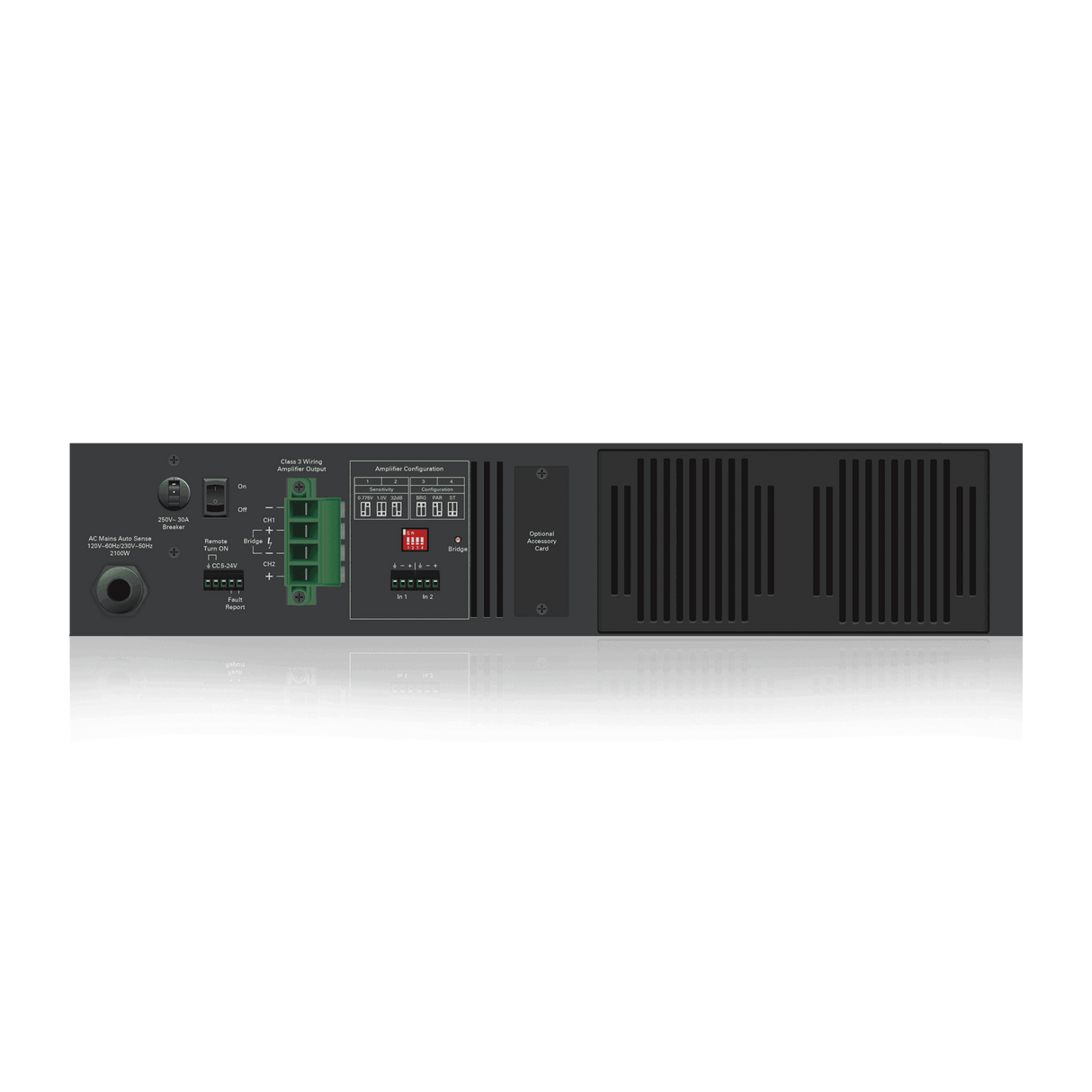 Atlas Sound HPA4202 Dual-Channel, 4800-Watt Commercial Amplifier - Creation Networks