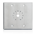 Atlas Sound HX25-2 Double Gang S/S Plate; Dial Scale Stamped and Paint Filled - Creation Networks
