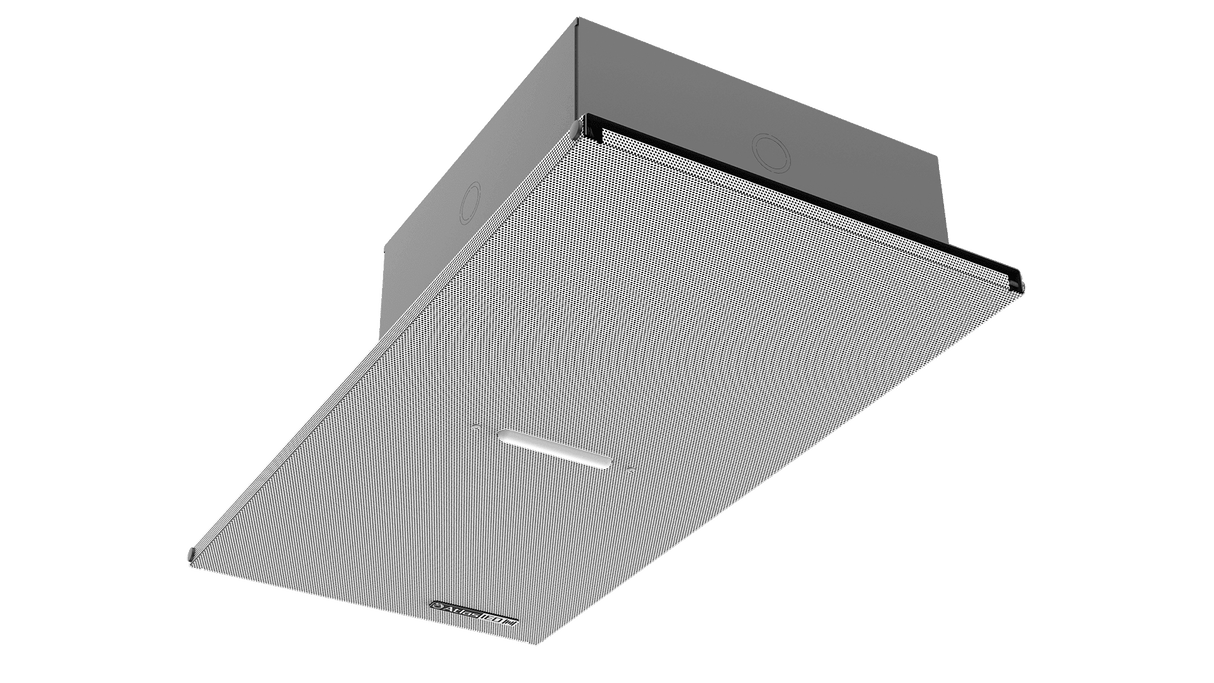 Atlas Sound IP-12SYSMF PoE+ Indoor 1' x 2' Suspended Ceiling Mount IP Speaker with Talkback Microphone and LED Flasher - Creation Networks