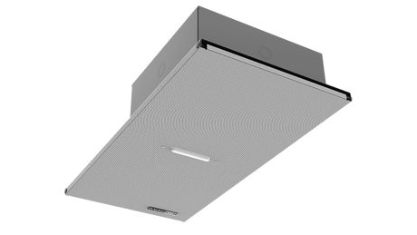 Atlas Sound IP-12SYSMF PoE+ Indoor 1' x 2' Suspended Ceiling Mount IP Speaker with Talkback Microphone and LED Flasher - Creation Networks