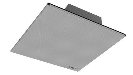 Atlas Sound IP-22SYSM PoE+ Indoor 2' x 2' Suspended Ceiling Mount IP Speaker with Talkback Microphone - Creation Networks